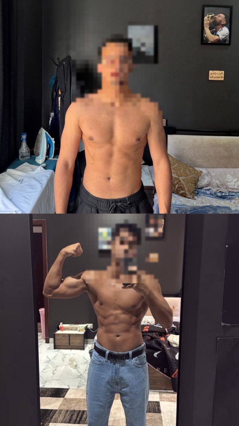 Client transformation before and after