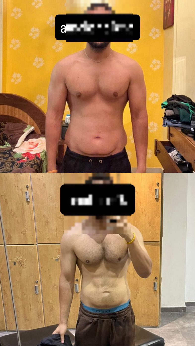 Client transformation before and after